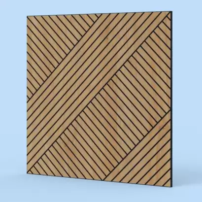 Acoustic groove panel