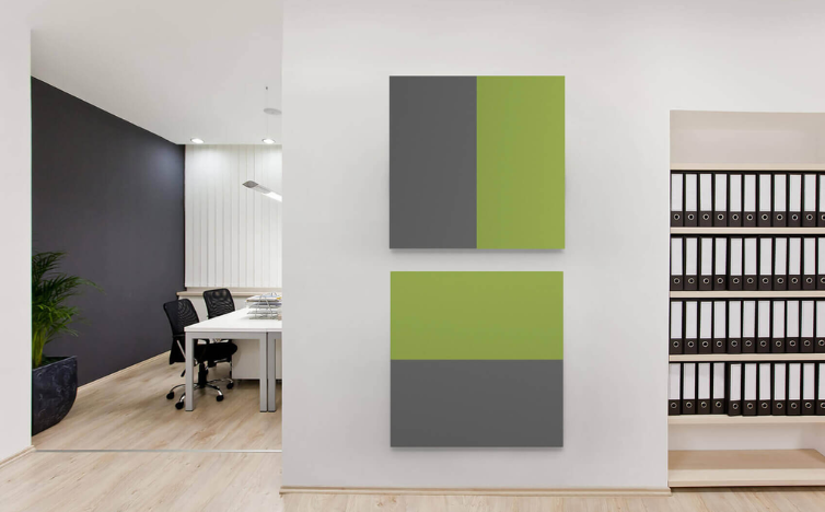 Two-Tone Acoustic Panels