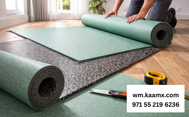 Acoustic Floor Underlay for Homes and Offices