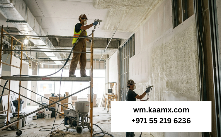 How Sonoglass Spray Works on Abu Dhabi Walls and Ceilings